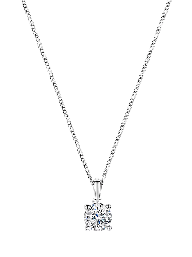 Jools by Jenny Brown Cubic Zirconia Solitaire Pendant Necklace