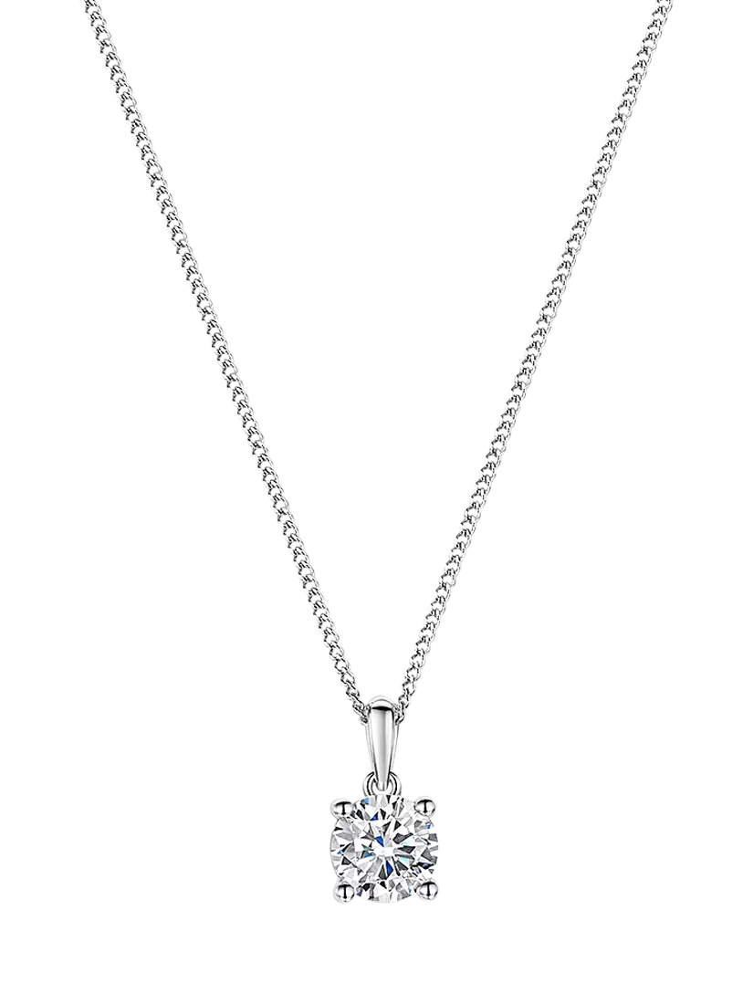 Jools by Jenny Brown Cubic Zirconia Solitaire Pendant Necklace