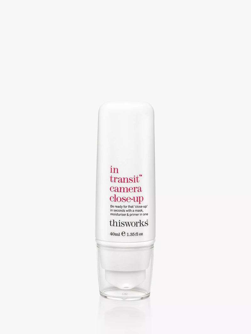 This Works In Transit Camera Close-Up primer moisturiser 40ml (British brand)
