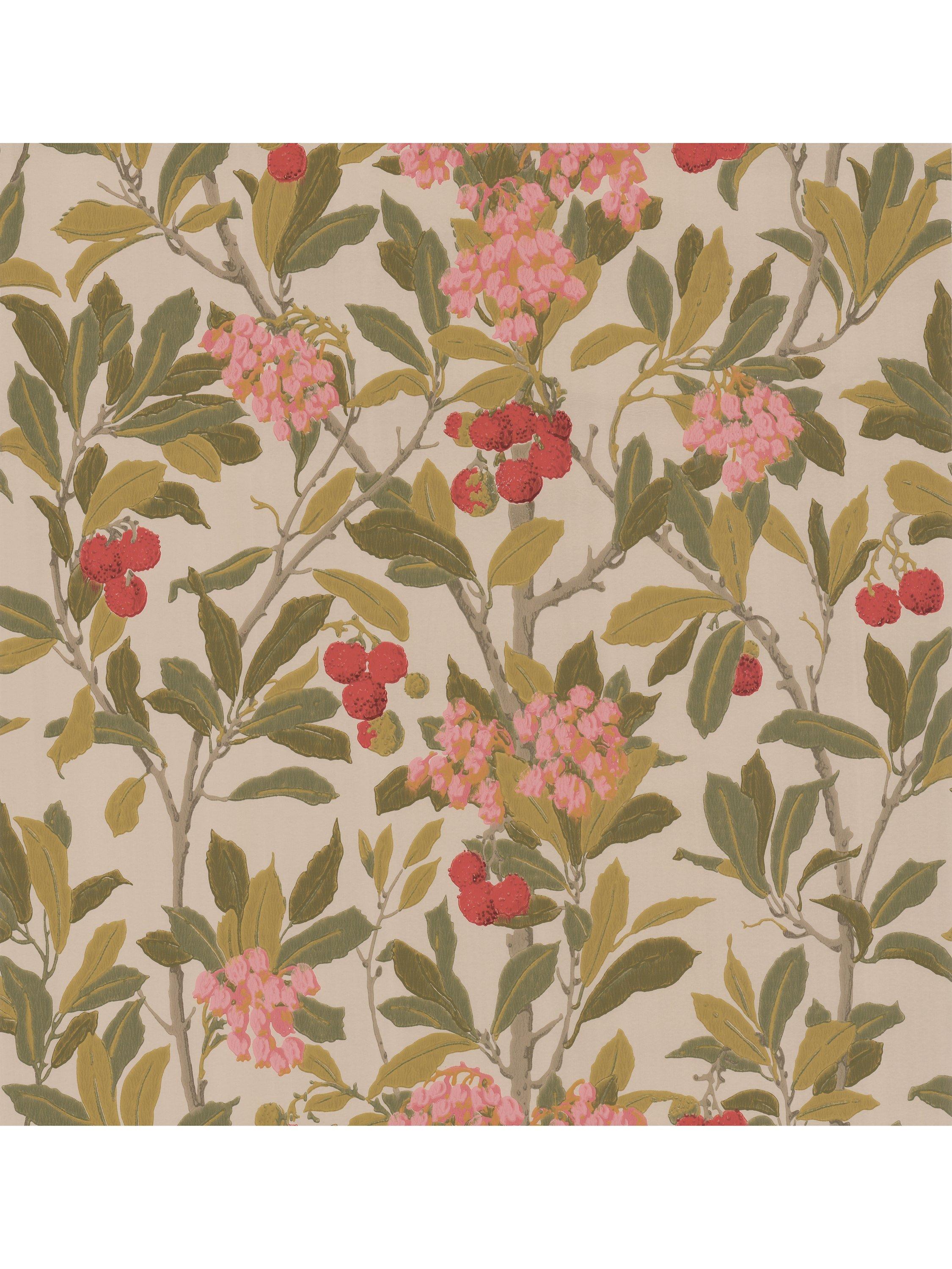 Cole & Son Strawberry Tree wallpaper - British product
