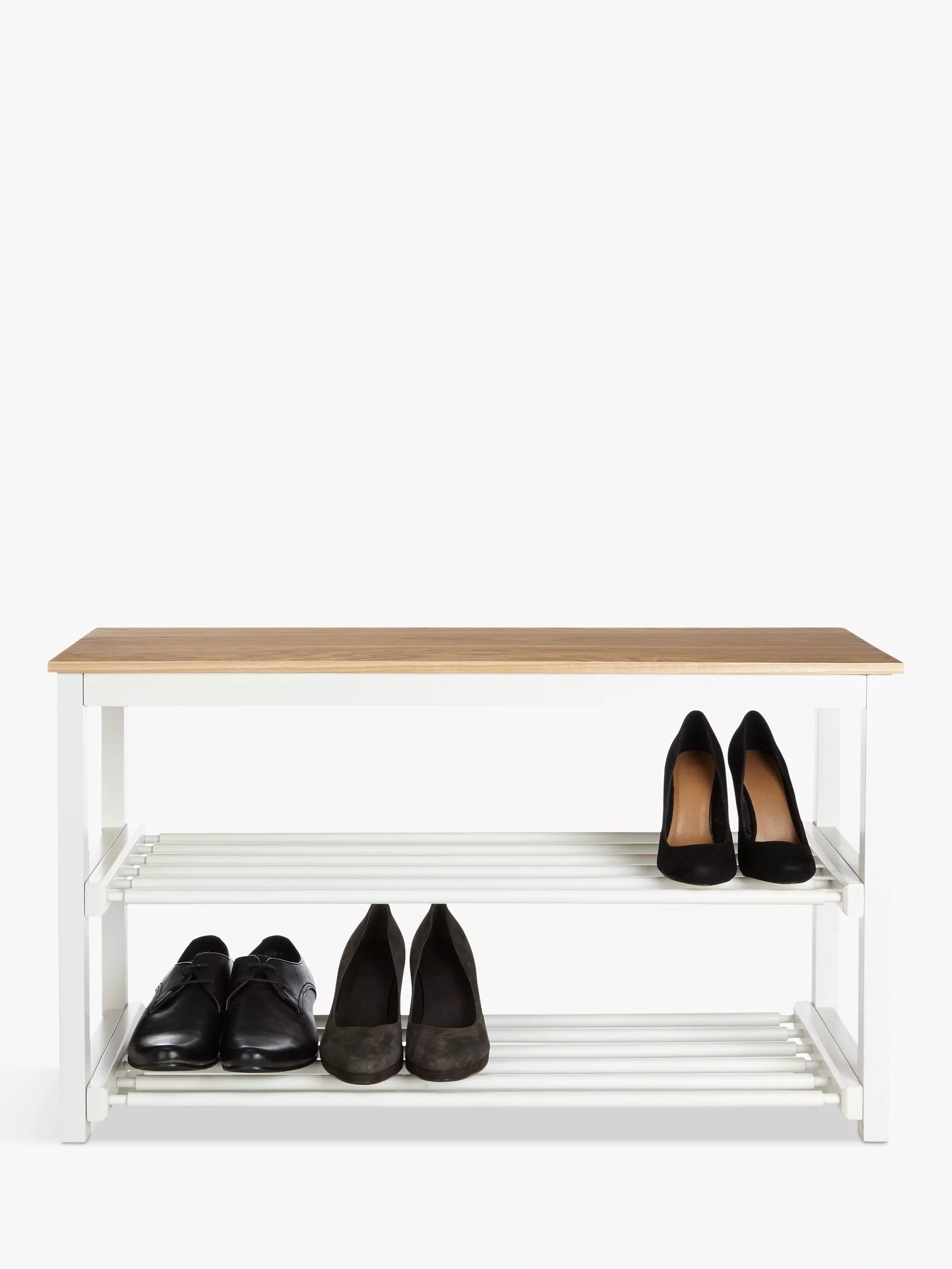 John Lewis Modern Country 3 tier shoe rack, imported from the UK