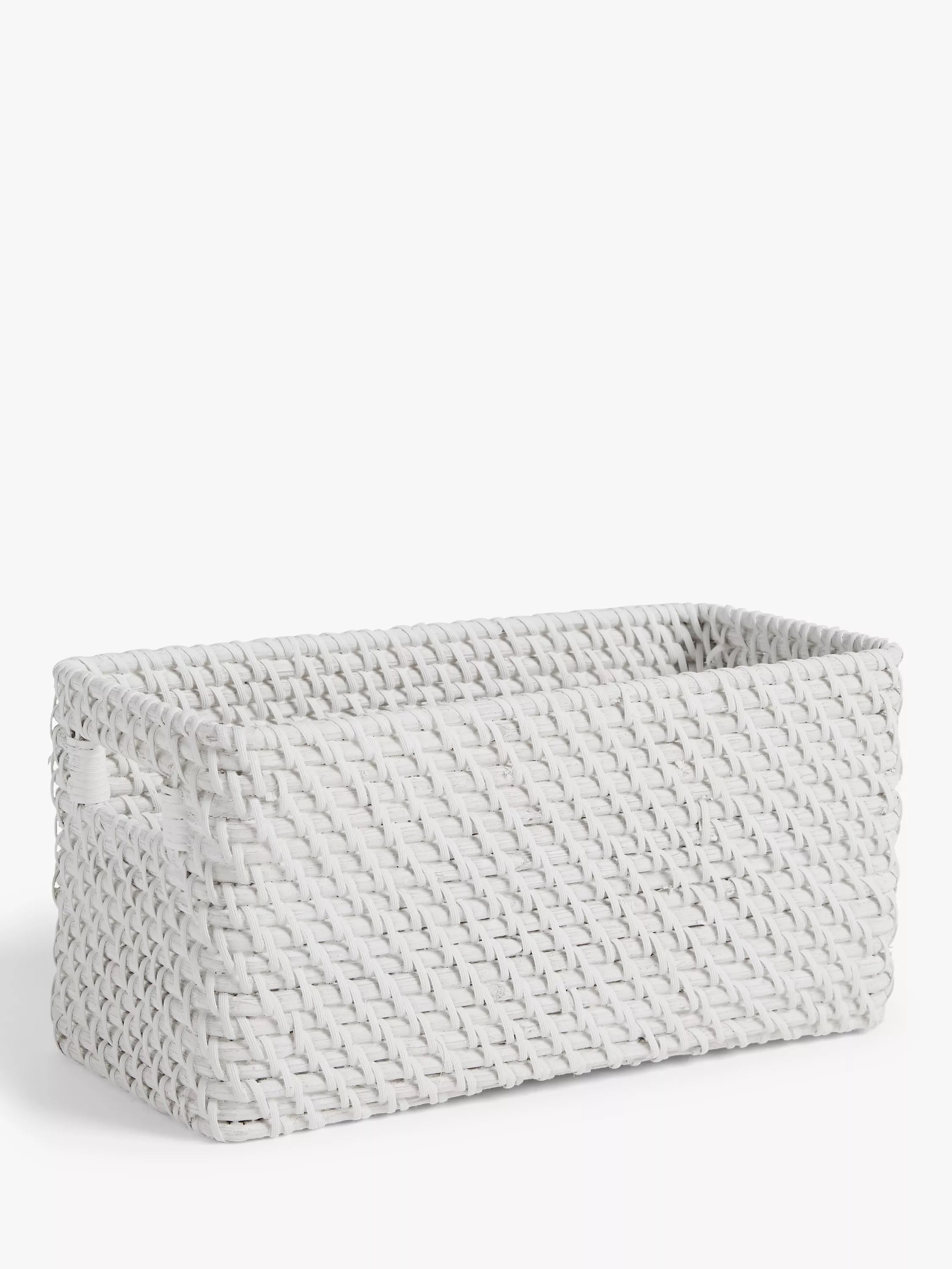 John Lewis rattan storage box medium size - British product