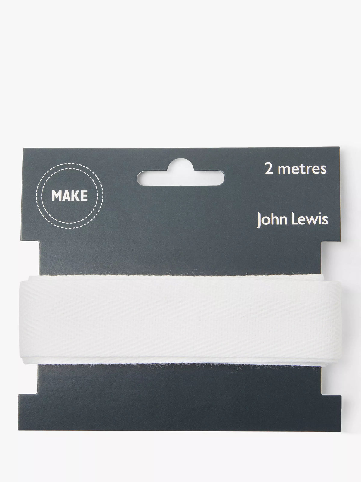John Lewis herringbone tape 25mm 2m, UK version