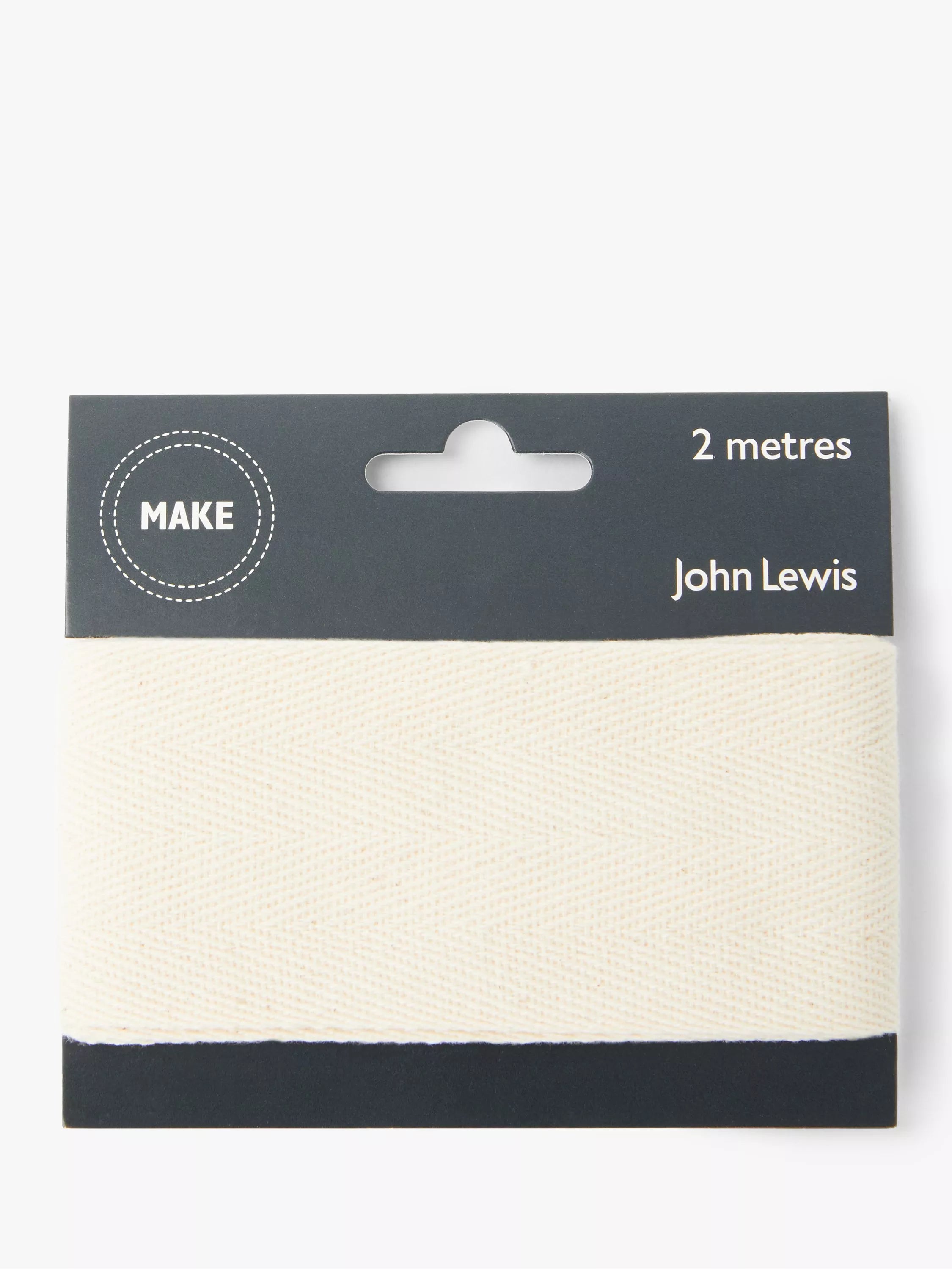 John Lewis Herringbone Tape 50mm x 2m