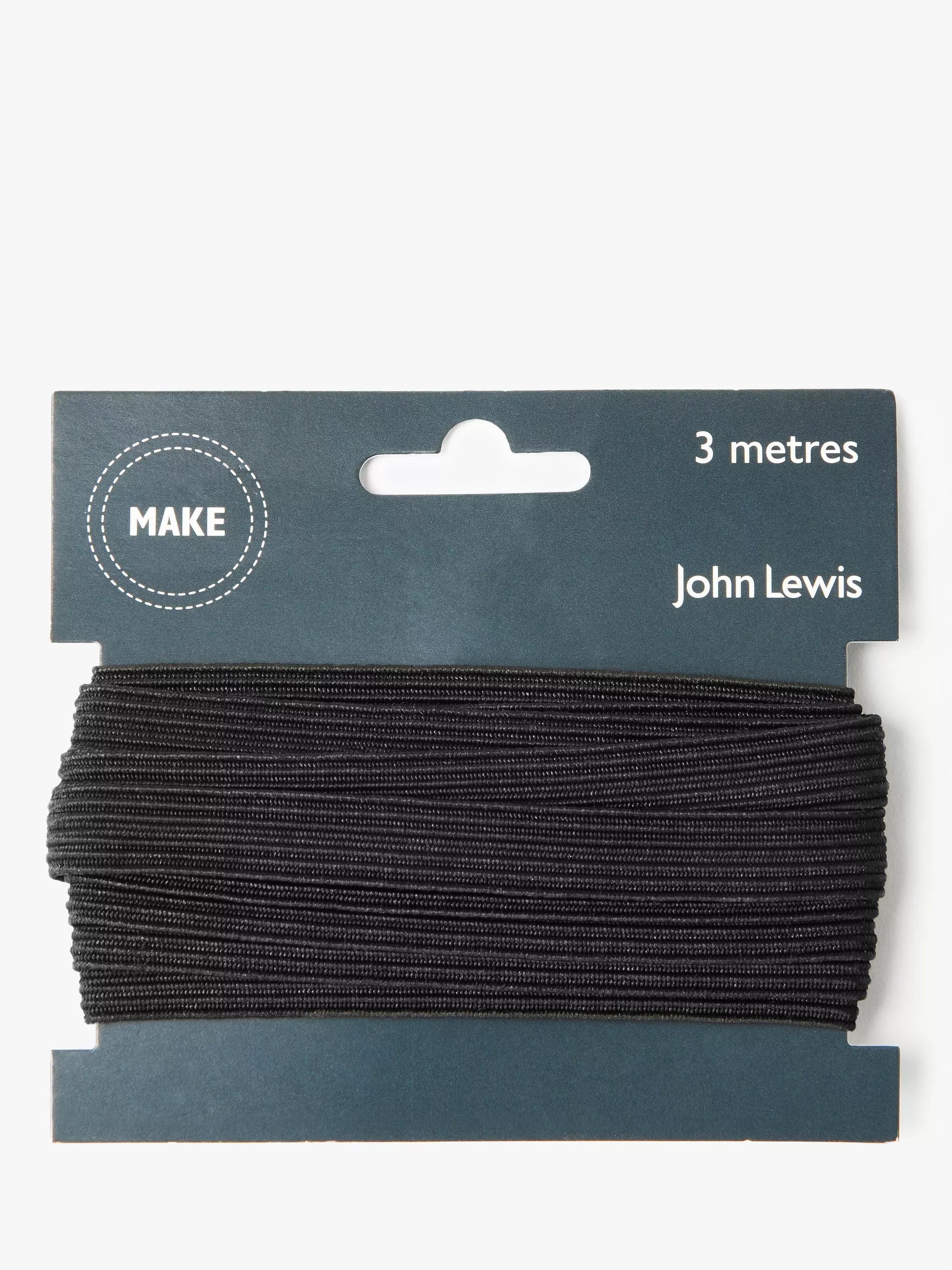 John Lewis elastic ribbon 13mm 3m, UK version