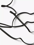 John Lewis black elastic 4mm 3 metres, imported from the UK