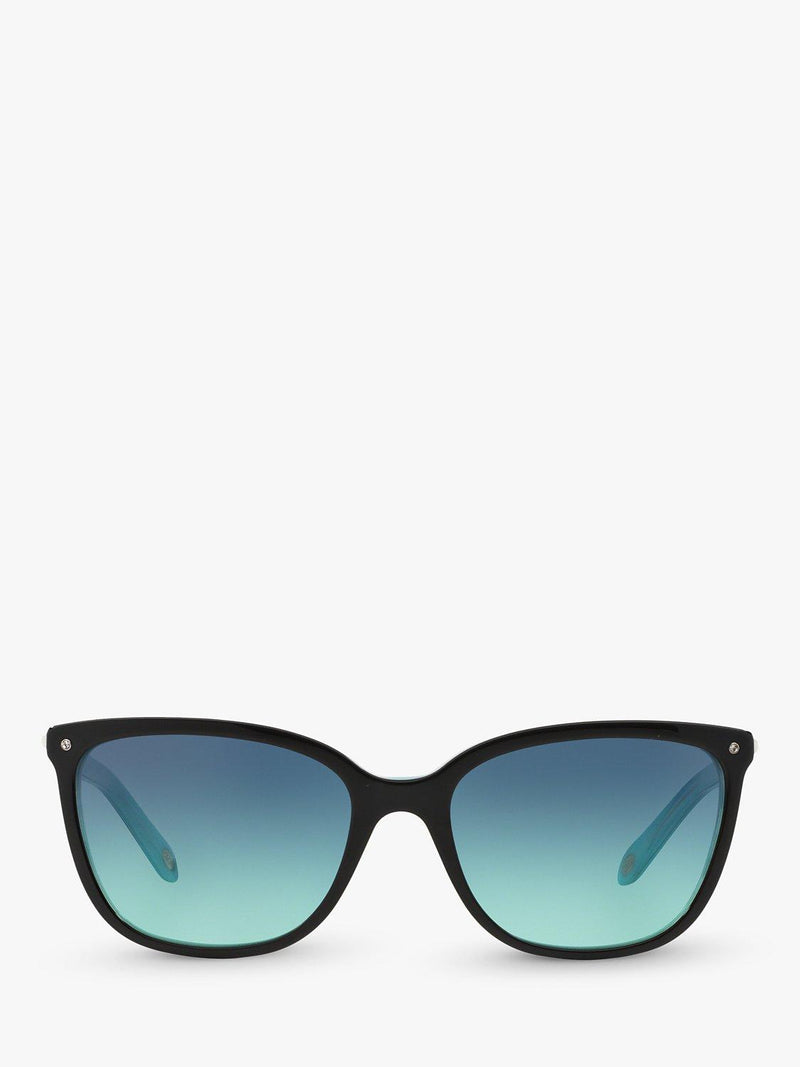 Tiffany & Co square sunglasses pearl crystal accents, imported from the UK