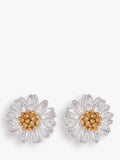 Estella Bartlett Mini Wildflower silver-plated earrings - British product
