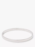 kate spade new york silver bangle with 'Find the Silver Lining' inscription, UK version