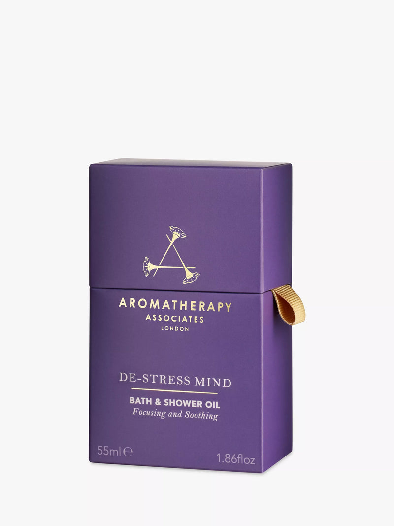 Aromatherapy Associates De-stress Mind bath and shower oil 55ml - British product