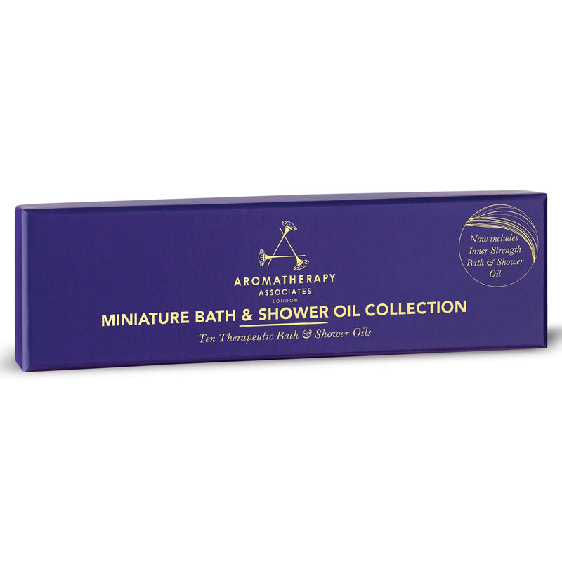 Aromatherapy Associates miniature collection of therapeutic bath and shower oils, 10 x 3ml - British product