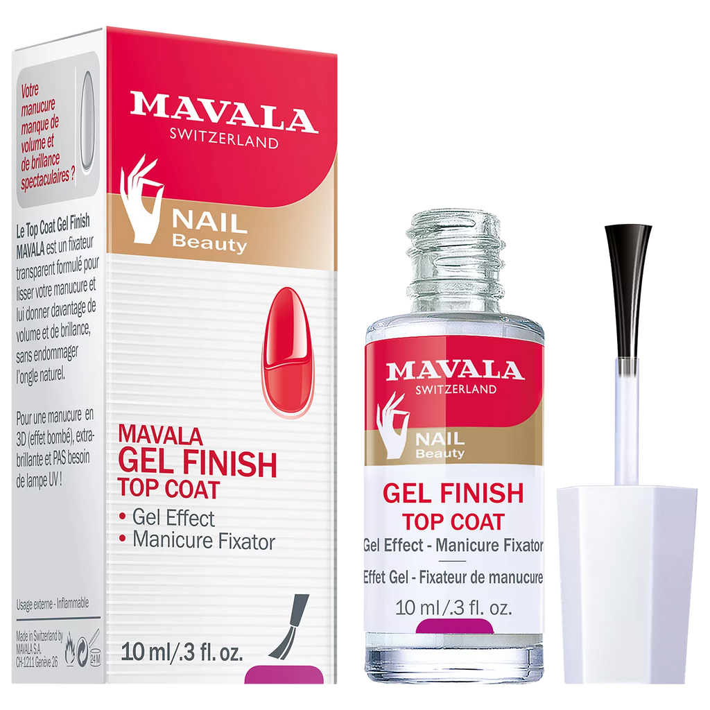 Mavala Gel Effect Nail Polish Top Coat, 10ml