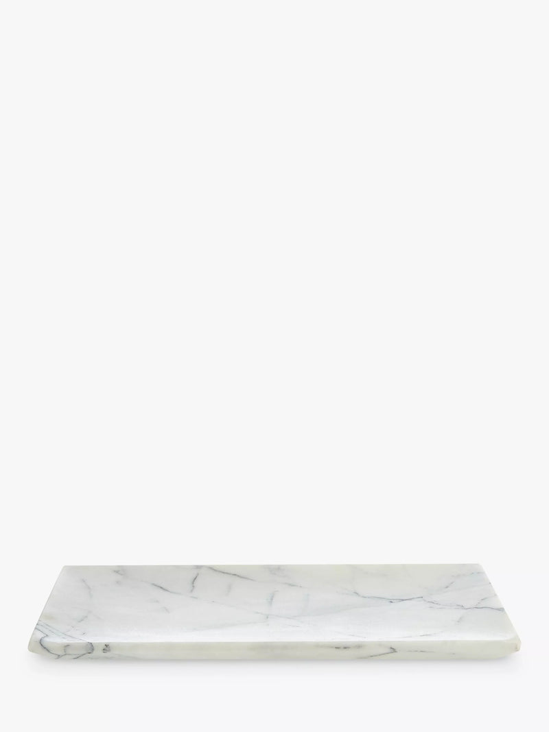 John Lewis white marble bathroom accessories tray, UK version