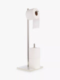 John Lewis white marble toilet butler freestanding storage (British brand)