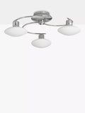 John Lewis Tameo semi flush ceiling light chrome 50cm, UK version