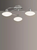 John Lewis Tameo semi flush ceiling light chrome 50cm, UK version