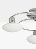 John Lewis Tameo semi flush ceiling light chrome 50cm, UK version
