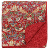 Morris & Co. Strawberry Thief Bedspread, Red