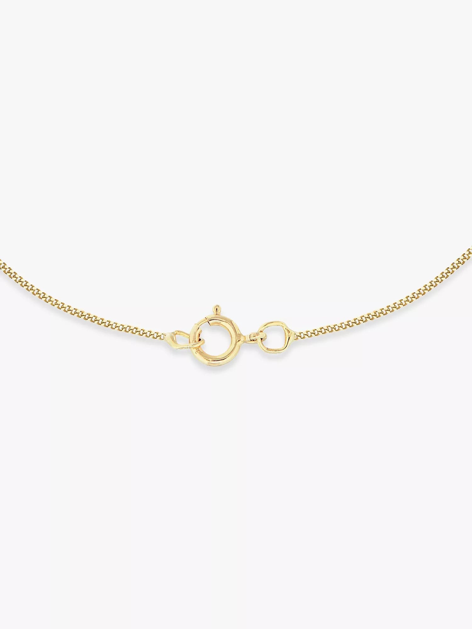 IBB 9ct gold knot pendant necklace 46cm - British product