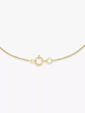 IBB 9ct gold knot pendant necklace 46cm - British product