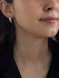 IBB half hoop earrings in 9ct gold with three tones - British product