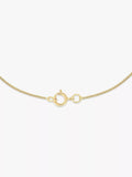 IBB 9ct gold key charm pendant necklace, UK version