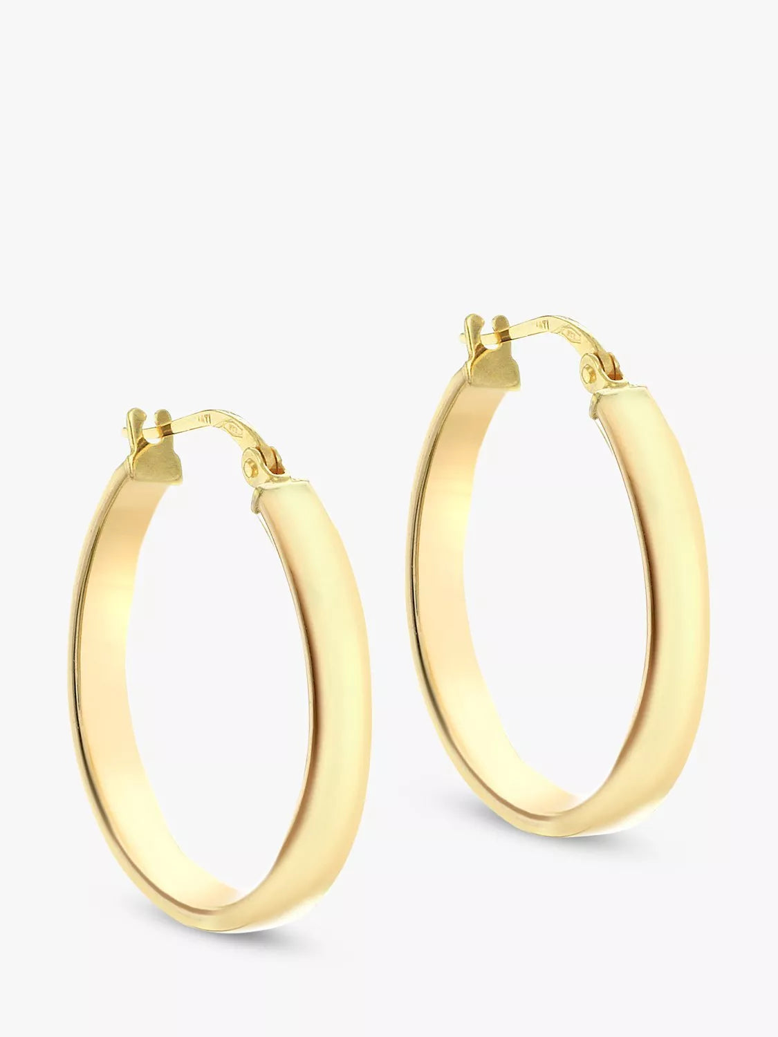 IBB 9ct gold creole hoop earrings 2cm - British product