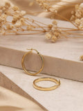 IBB 9ct gold creole hoop earrings 2cm - British product