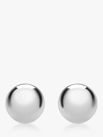 John Lewis IBB 18ct Gold Ball Stud Earrings 3mm- Buy online at McGrocer