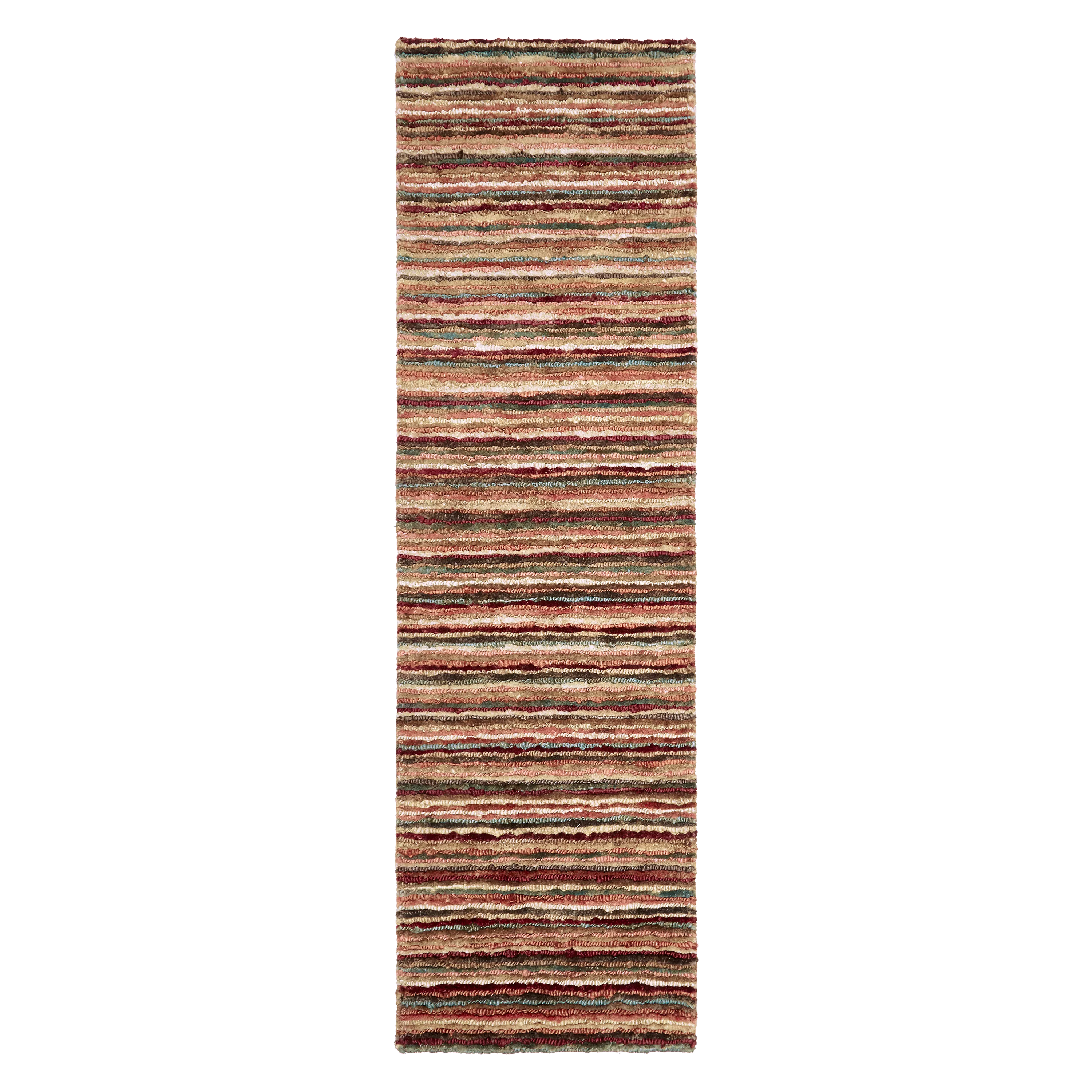 John Lewis Rustic Jute Stripe Hand Knotted Rug