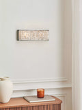 John Lewis Emilia crystal drum wall light, imported from the UK