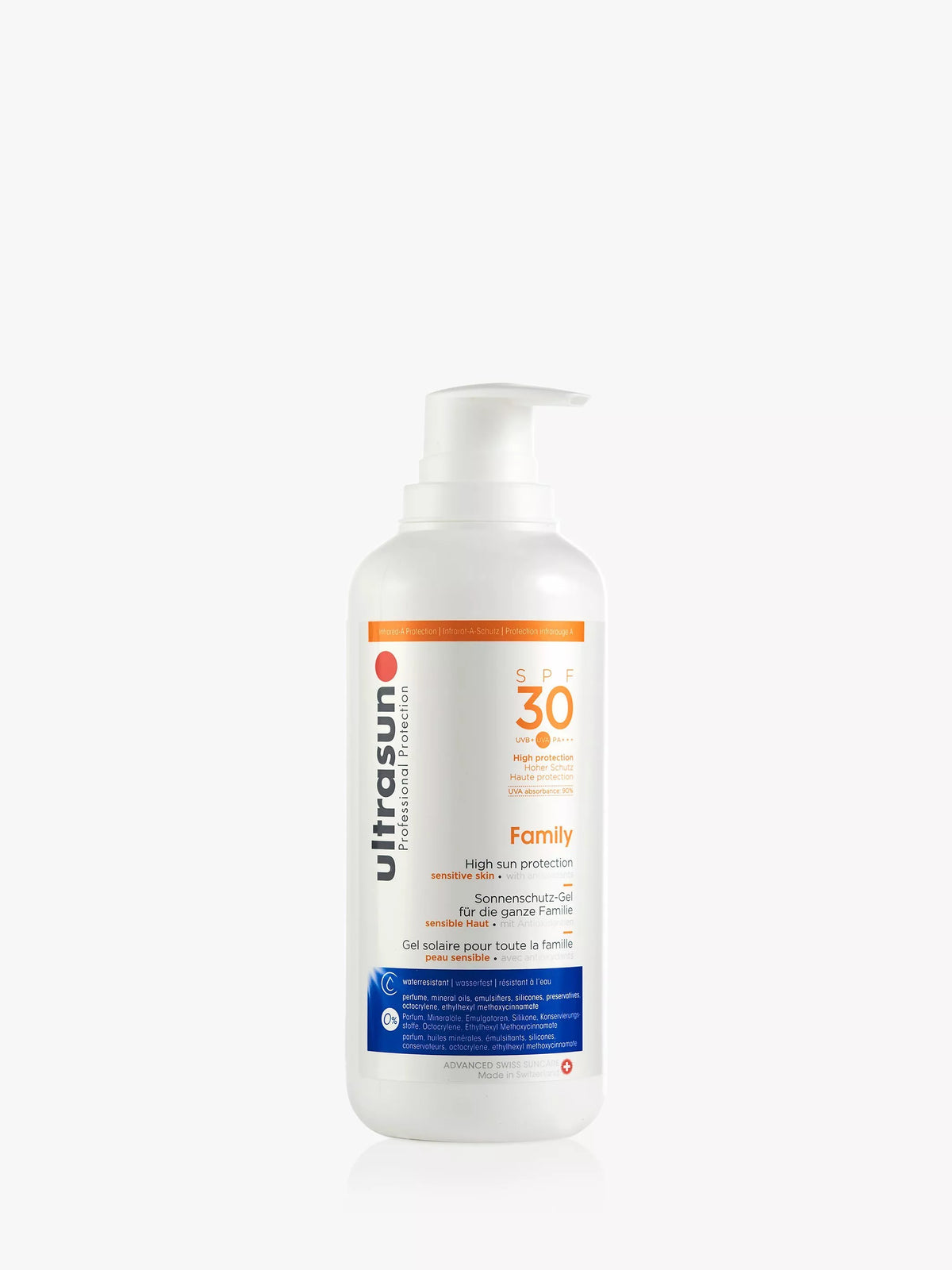 Ultrasun Family Sun Cream 400ml (British brand)