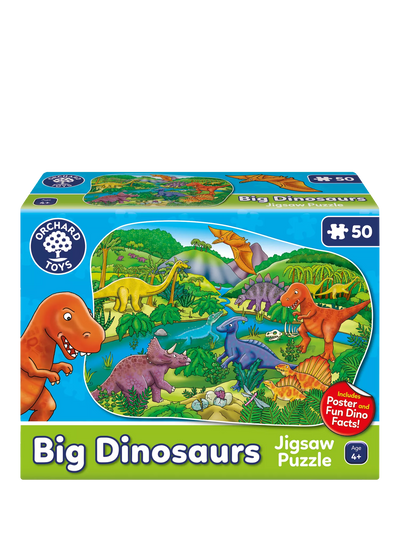 John Lewis Big Dinosaur Jigsaw Puzzle, 50 Pieces- Buy online at McGrocer