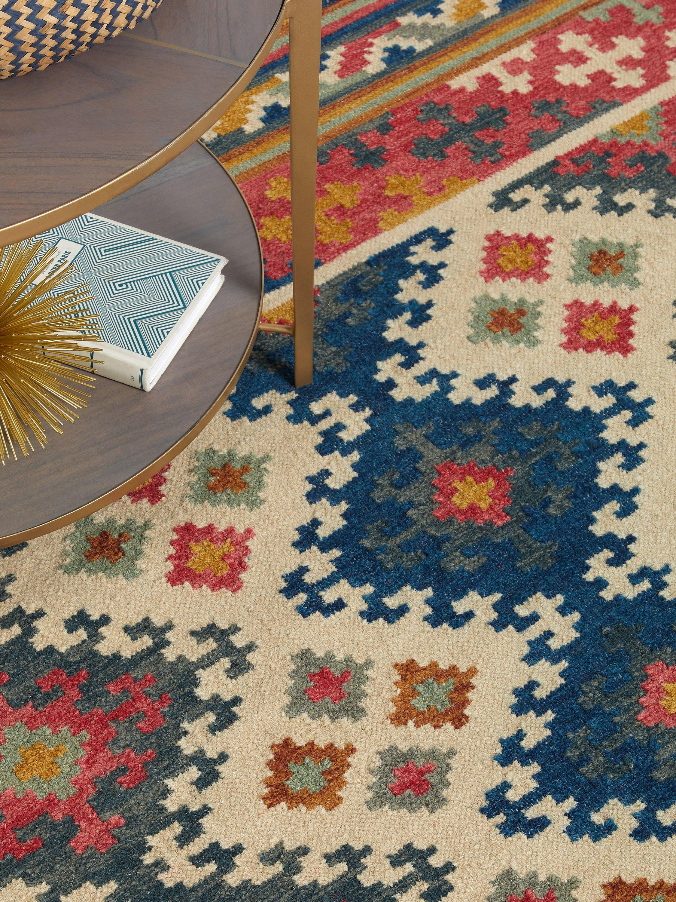 John Lewis Fusion Souk Kelim flatweave wool rug (British brand)