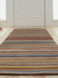 John Lewis Russet Multistripe hand loomed rug 120x60cm, UK version