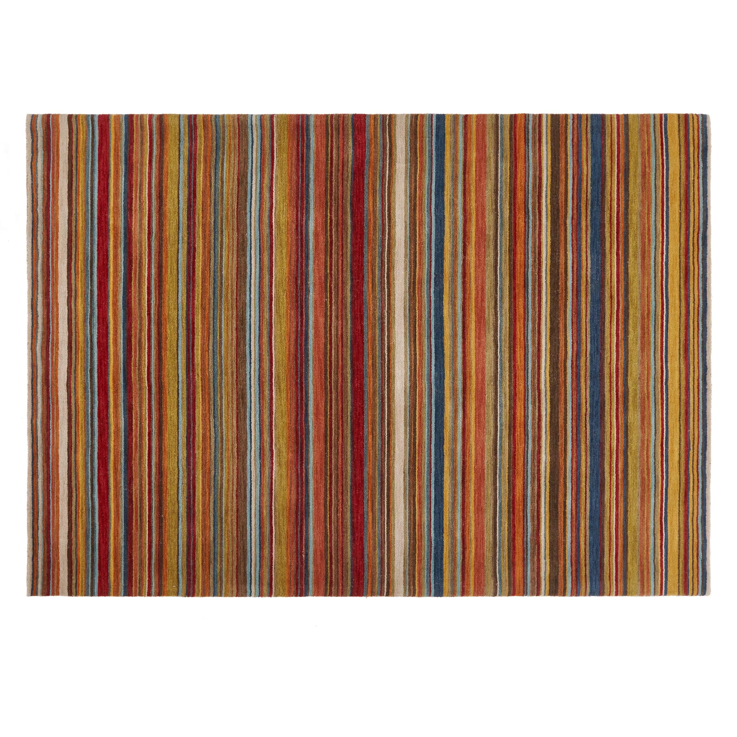 John Lewis Russet Multistripe hand loomed rug 120x60cm, UK version