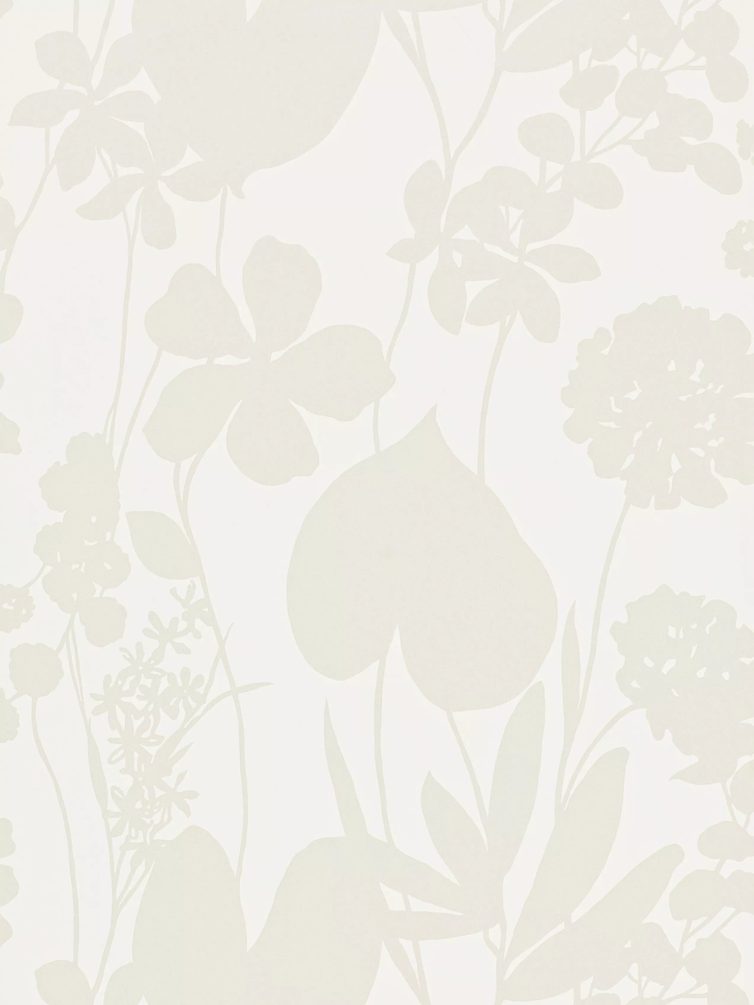 Harlequin Nalina floral silhouette wallpaper with sparkly ink, UK version