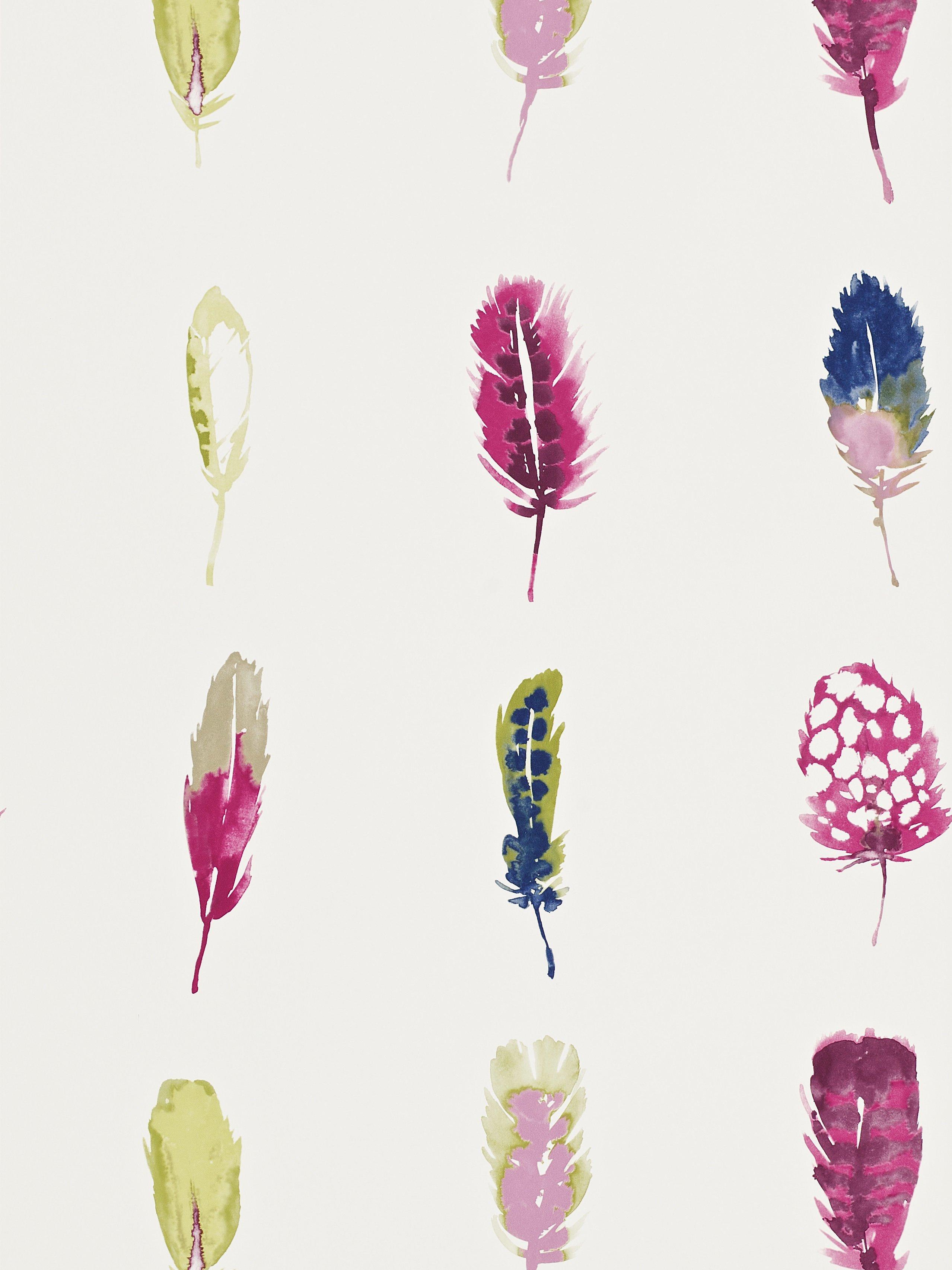 Harlequin Limosa wallpaper in indigo, mustard, and stone, UK version