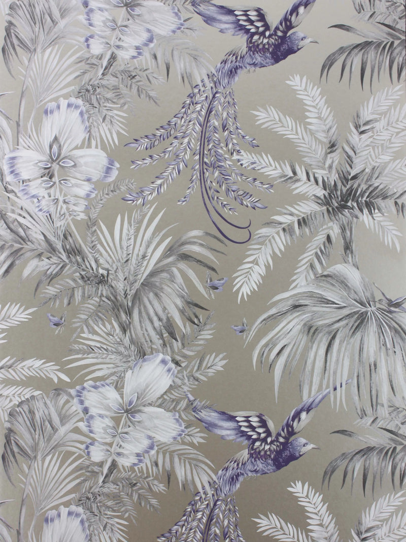 Matthew Williamson Bird of Paradise Wallpaper, Blue, W6655-05