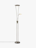 John Lewis Levity LED floor lamp satin nickel - British product