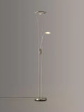 John Lewis Levity LED floor lamp satin nickel - British product