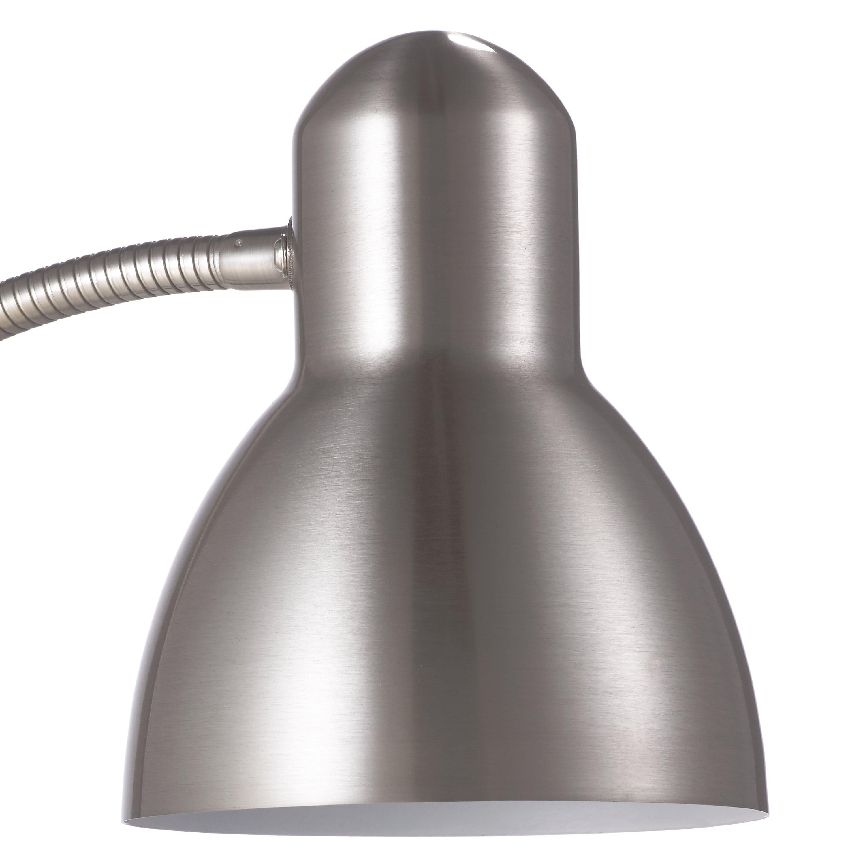John Lewis Mykki LED floor lamp satin nickel - British product