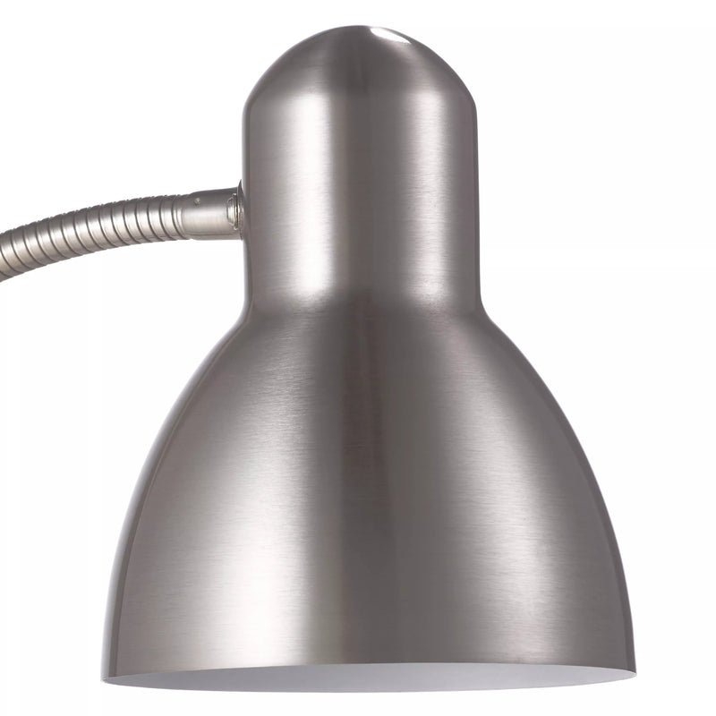 John Lewis Mykki LED floor lamp satin nickel - British product