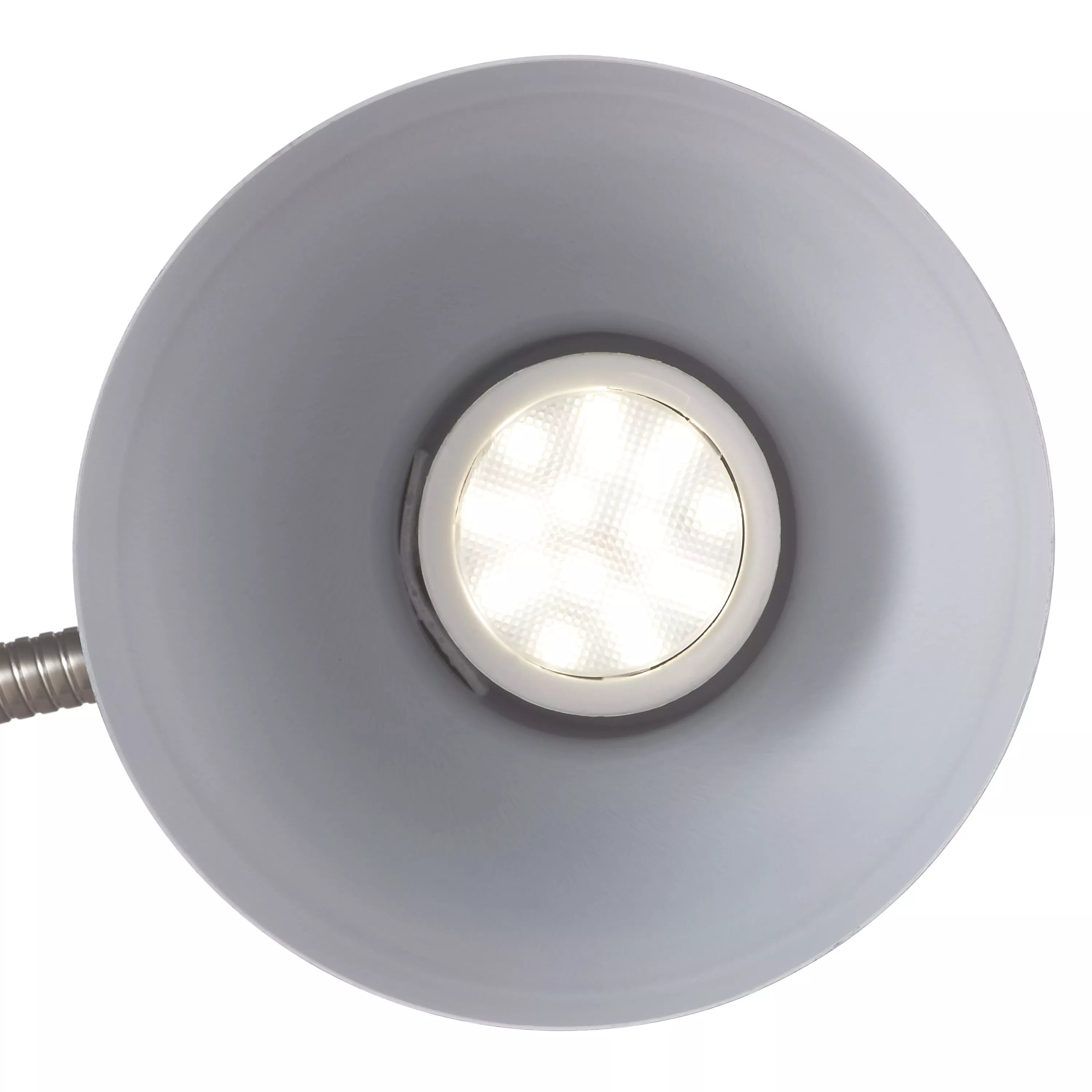 John Lewis Mykki LED floor lamp satin nickel - British product