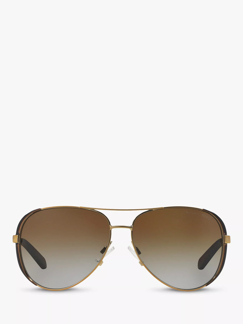 Michael Kors Chelsea aviator polarised sunglasses brown, imported from the UK