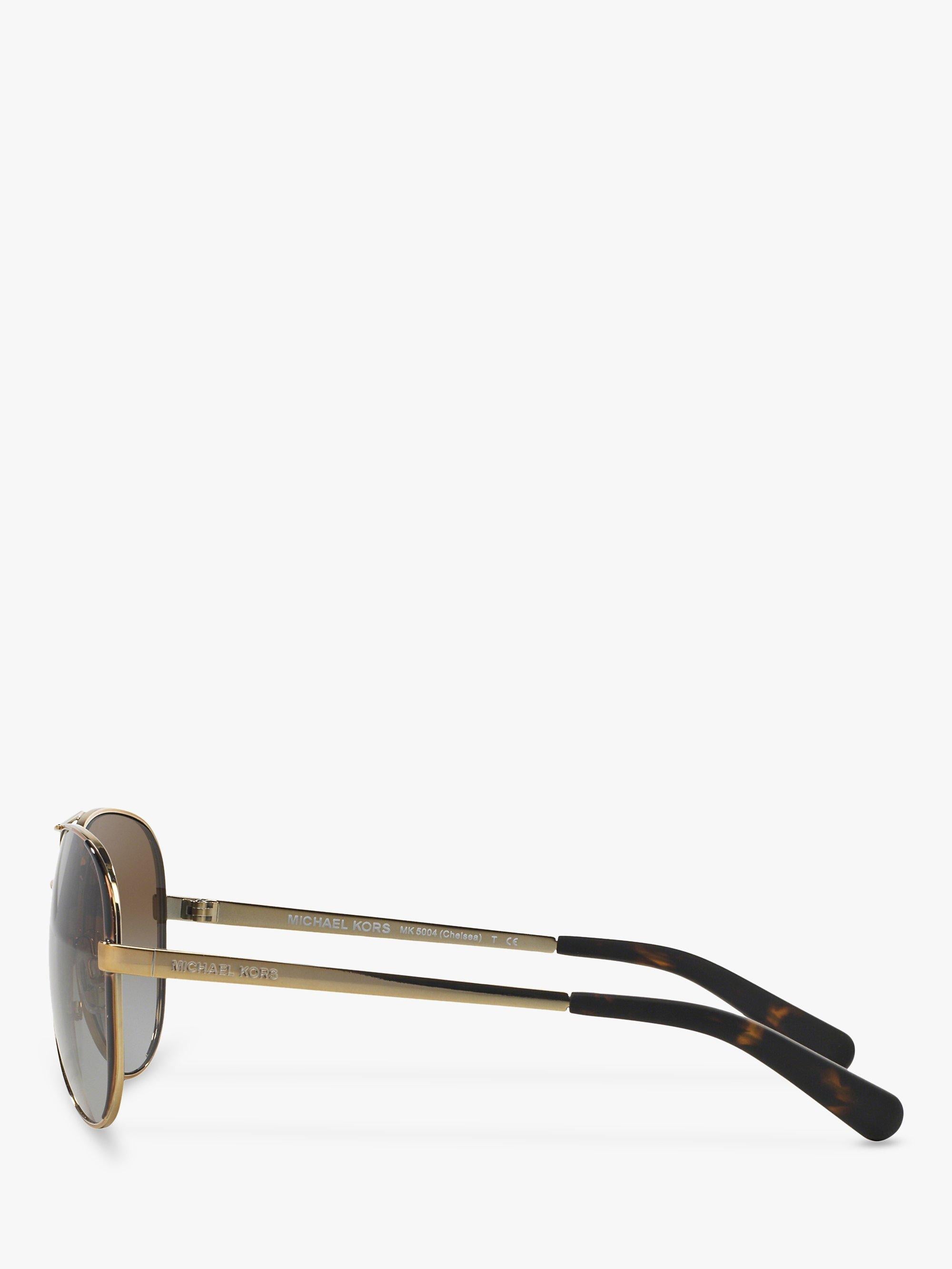 Michael Kors Chelsea aviator polarised sunglasses brown, imported from the UK