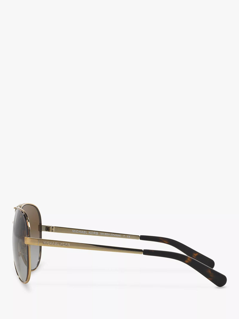 Michael Kors Chelsea aviator polarised sunglasses brown, imported from the UK