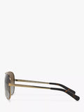 Michael Kors Chelsea aviator polarised sunglasses brown, imported from the UK