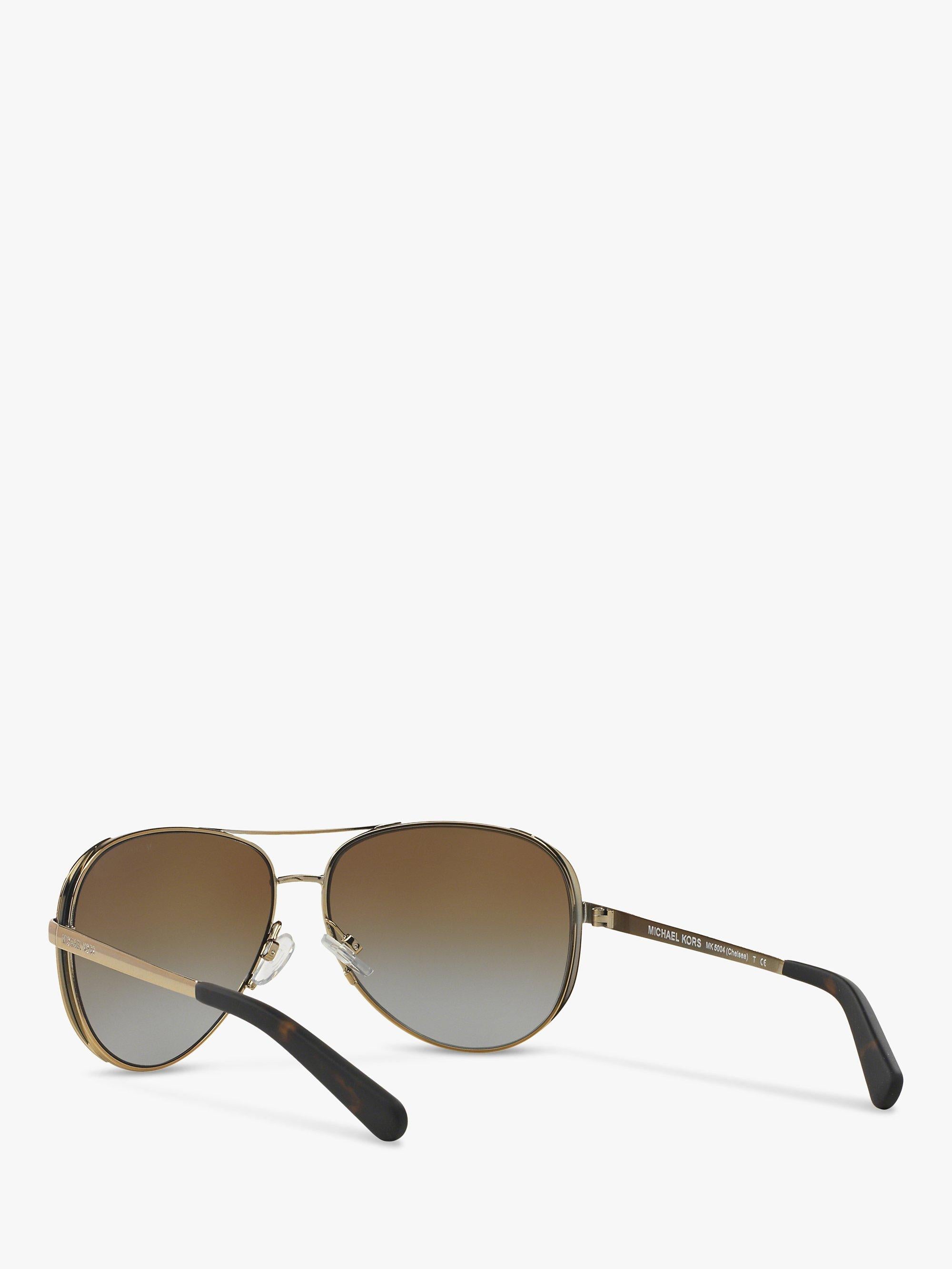 Michael Kors Chelsea aviator polarised sunglasses brown, imported from the UK