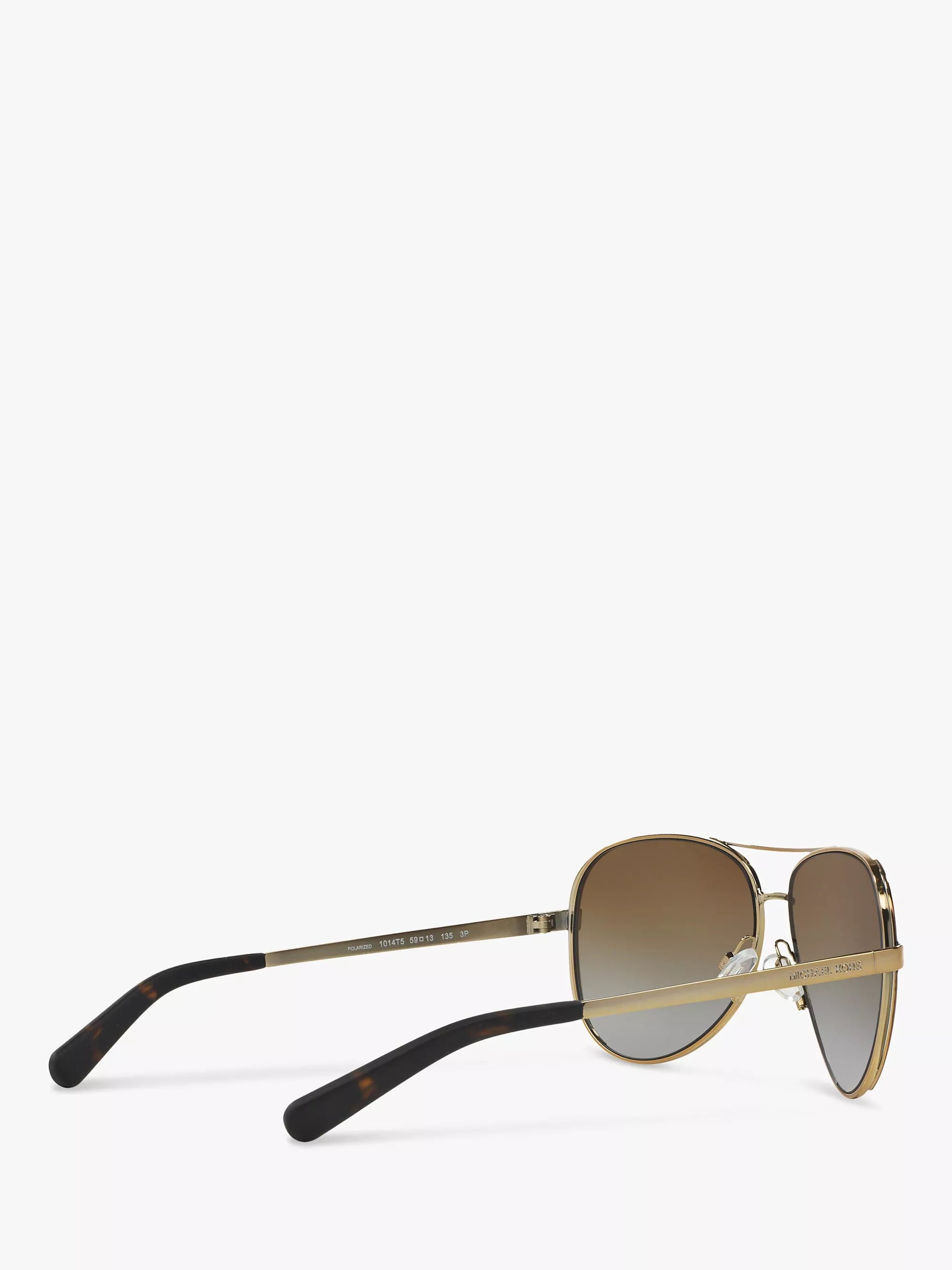 Michael Kors Chelsea aviator polarised sunglasses brown, imported from the UK